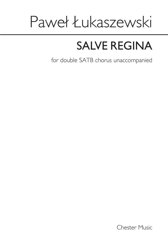Salve Regina (SATB/SATB)