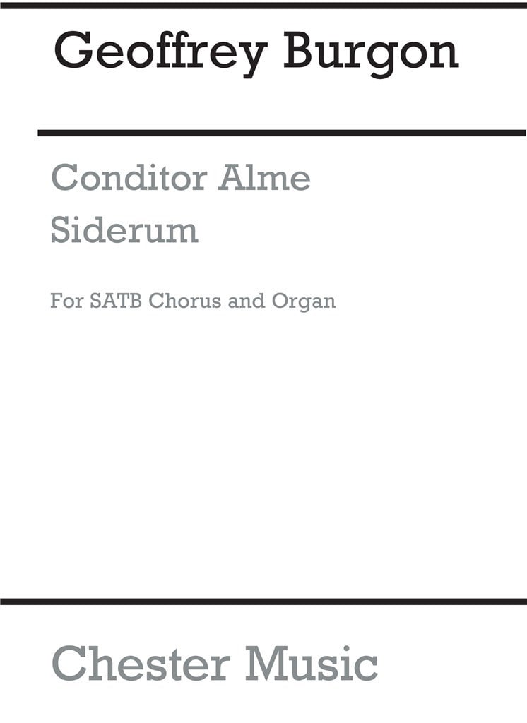 Conditor Alme Siderum