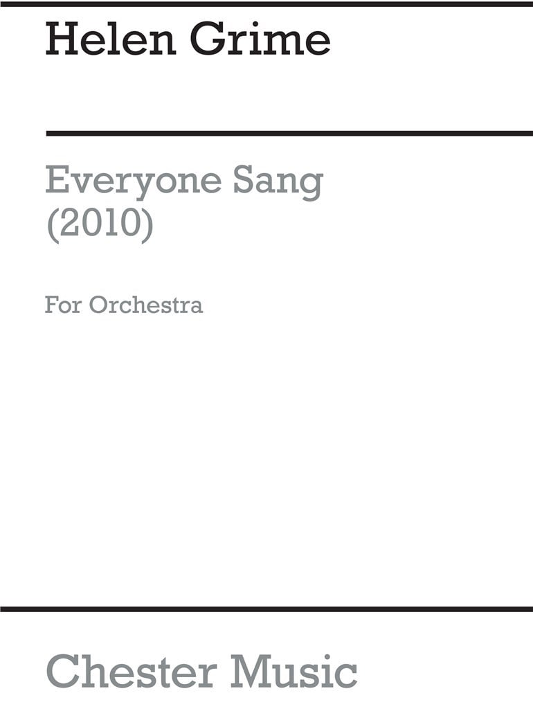 Everyone Sang