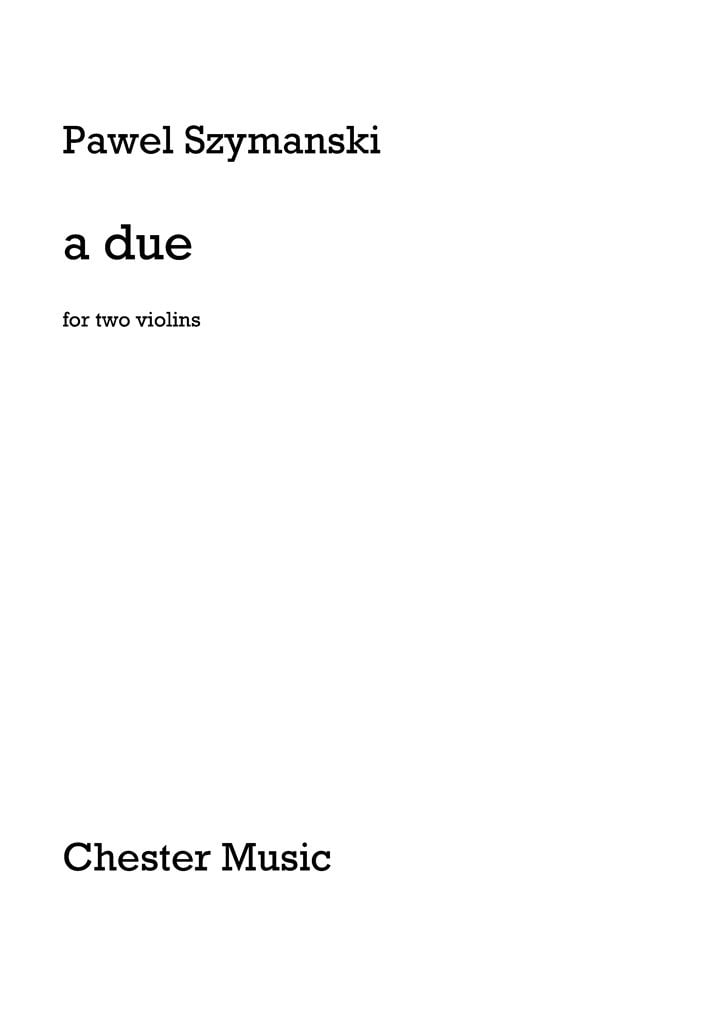 A Due for Two Violins