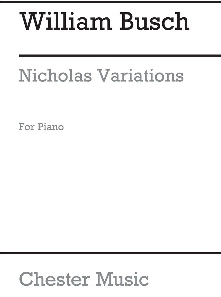 Nicholas Variations for Piano Solo
