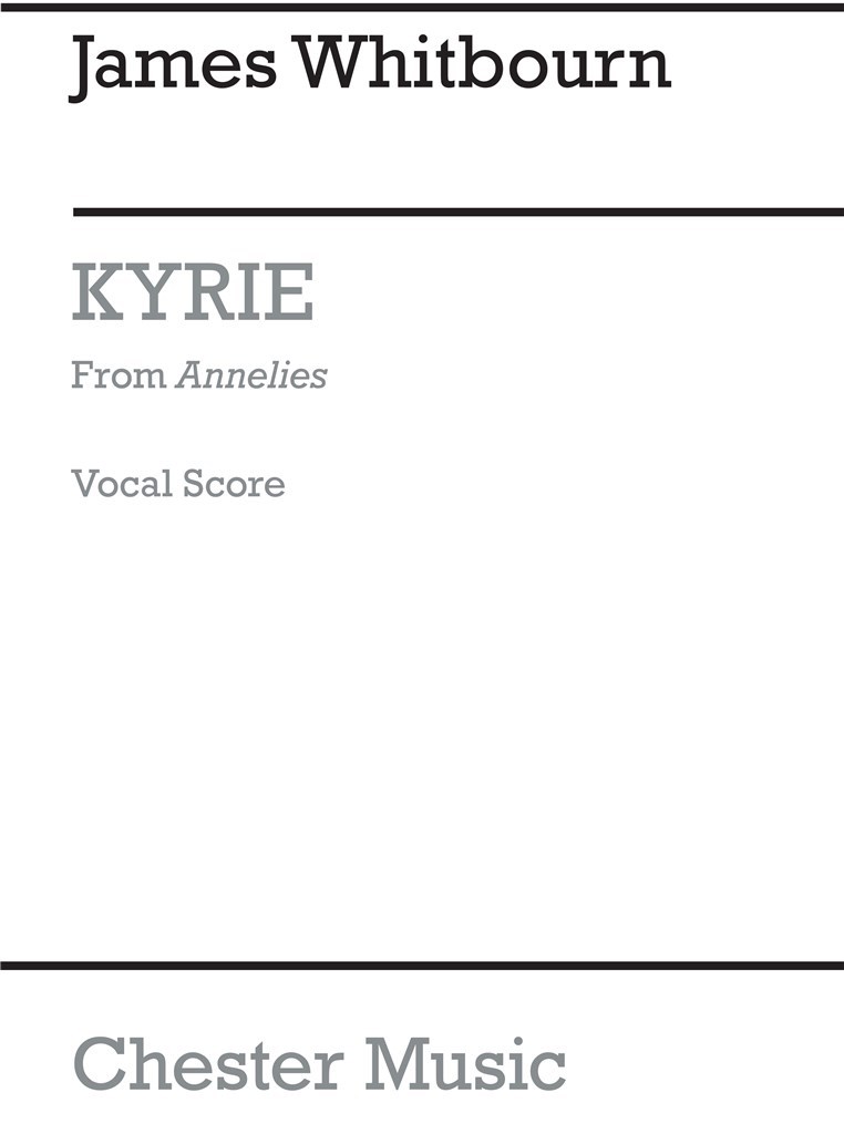 Kyrie (From Annelies)