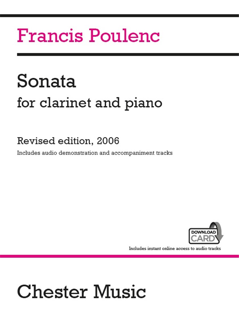 Sonata For Clarinet And Piano