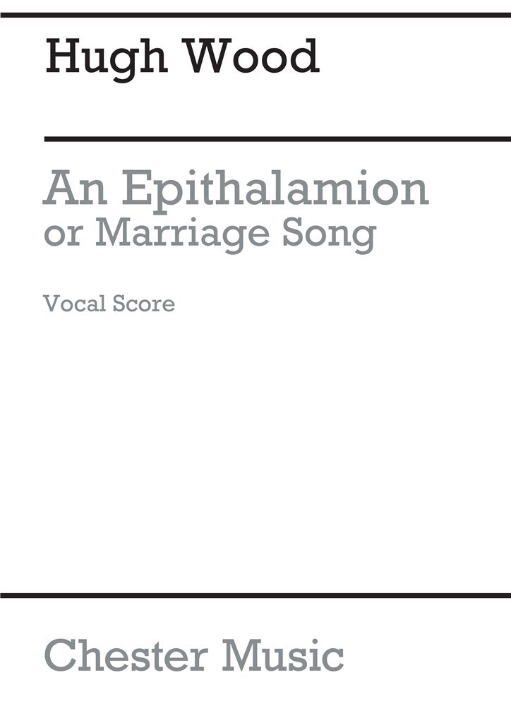 An Epithalamion, Or Mariage Song