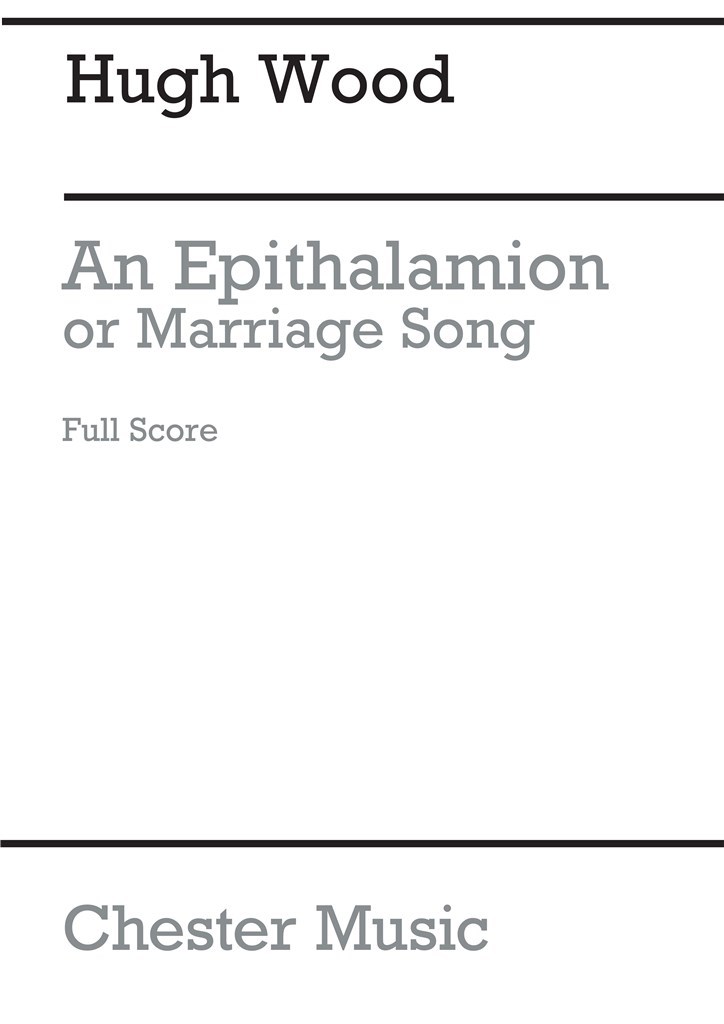 An Epithalamion, Or Mariage Song