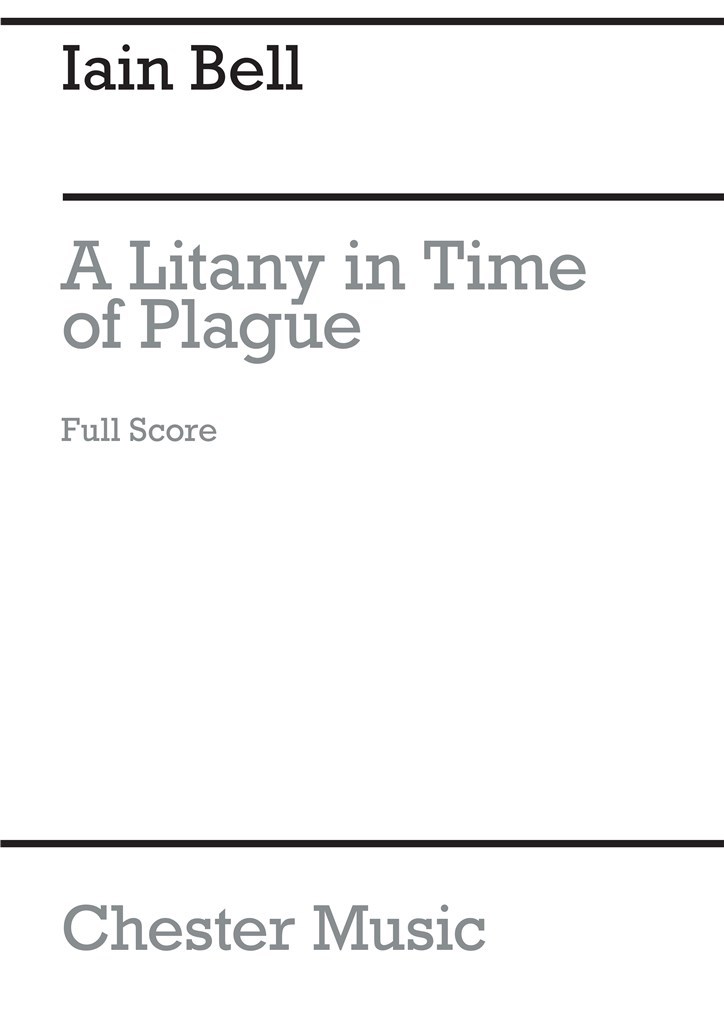 Litany In Time Of Plague,