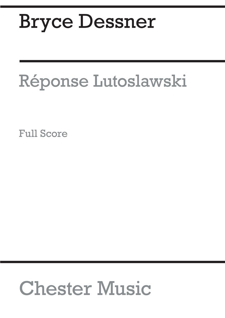 Réponse Lutos?awski