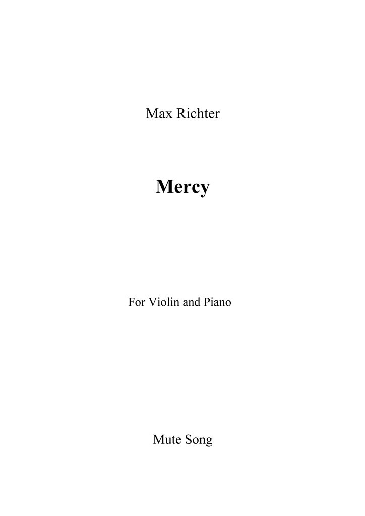 Max Richter: Mercy