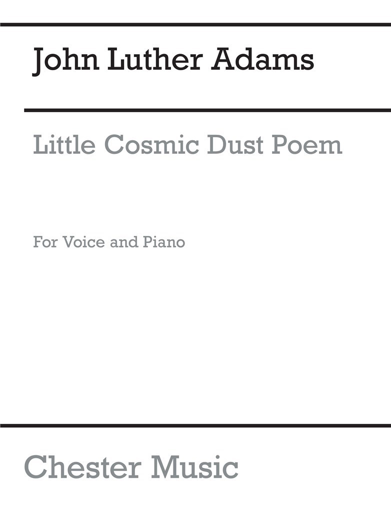 Little Cosmic Dust Poem