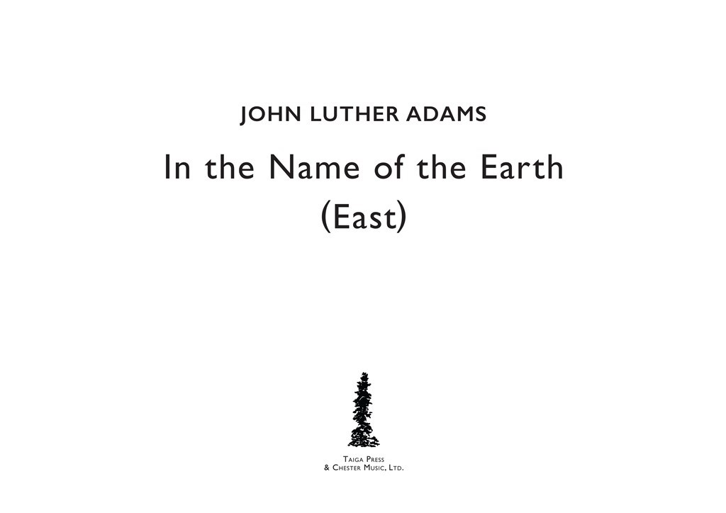 In The Name Of The Earth East