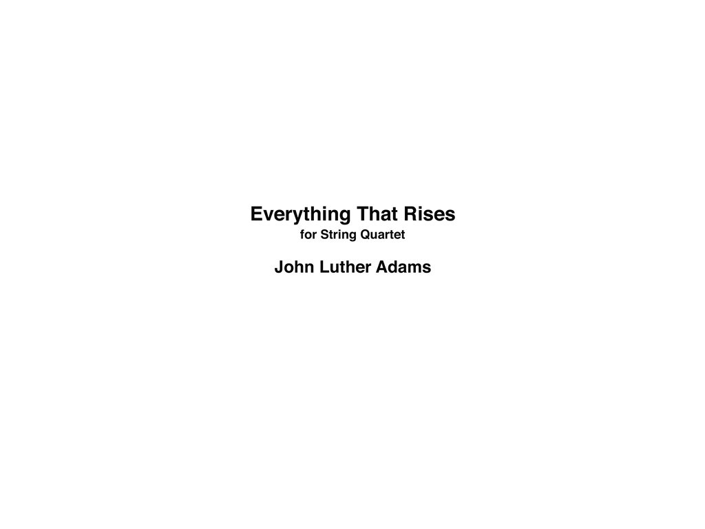 Everything That Rises