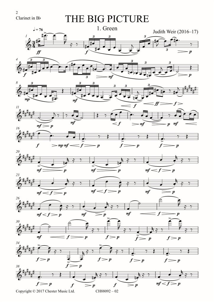 The Big Picture (Instrumental Parts)