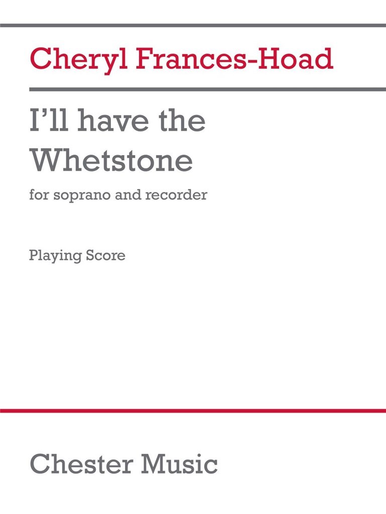 I'll have the Whetstone