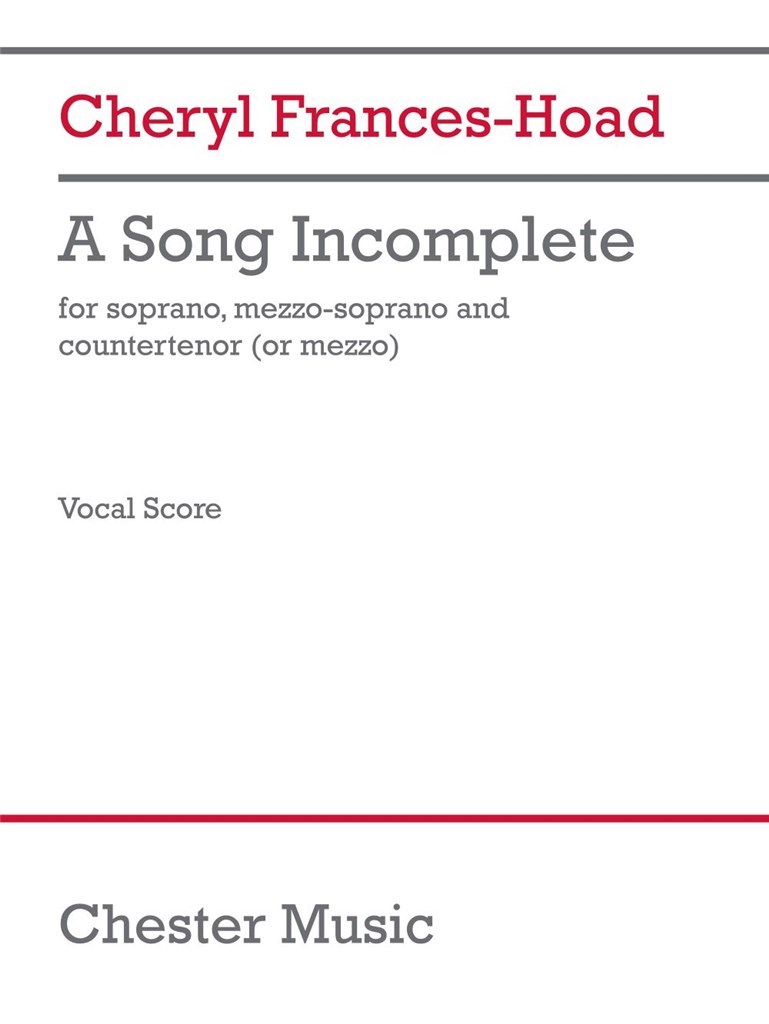A Song Incomplete