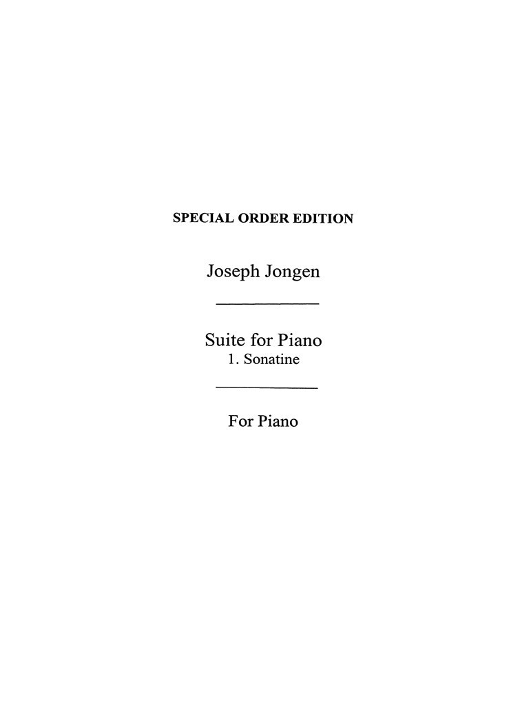 Sonatine Op. 60/1