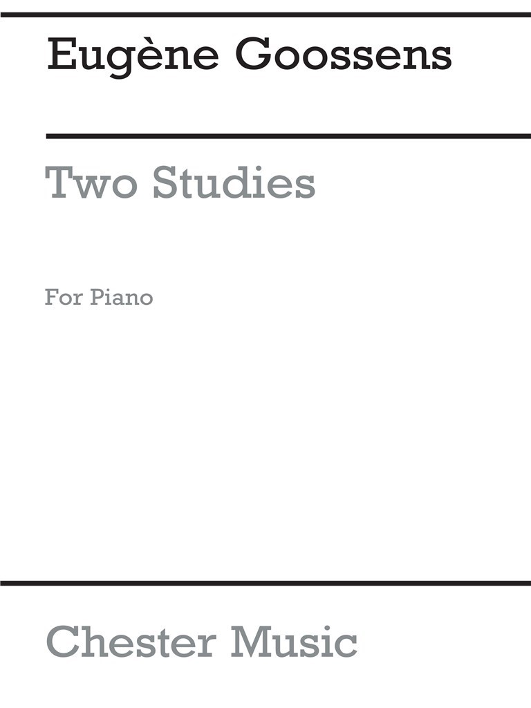 Two Studies For Piano Op.38