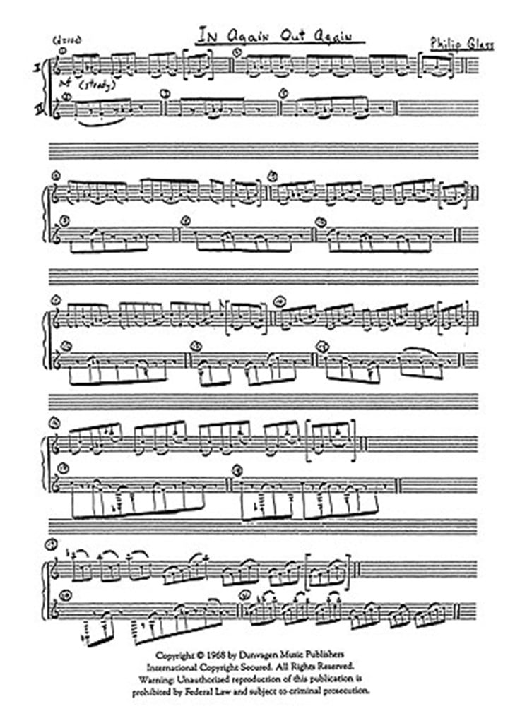 In Again Out Again For Two Pianos
