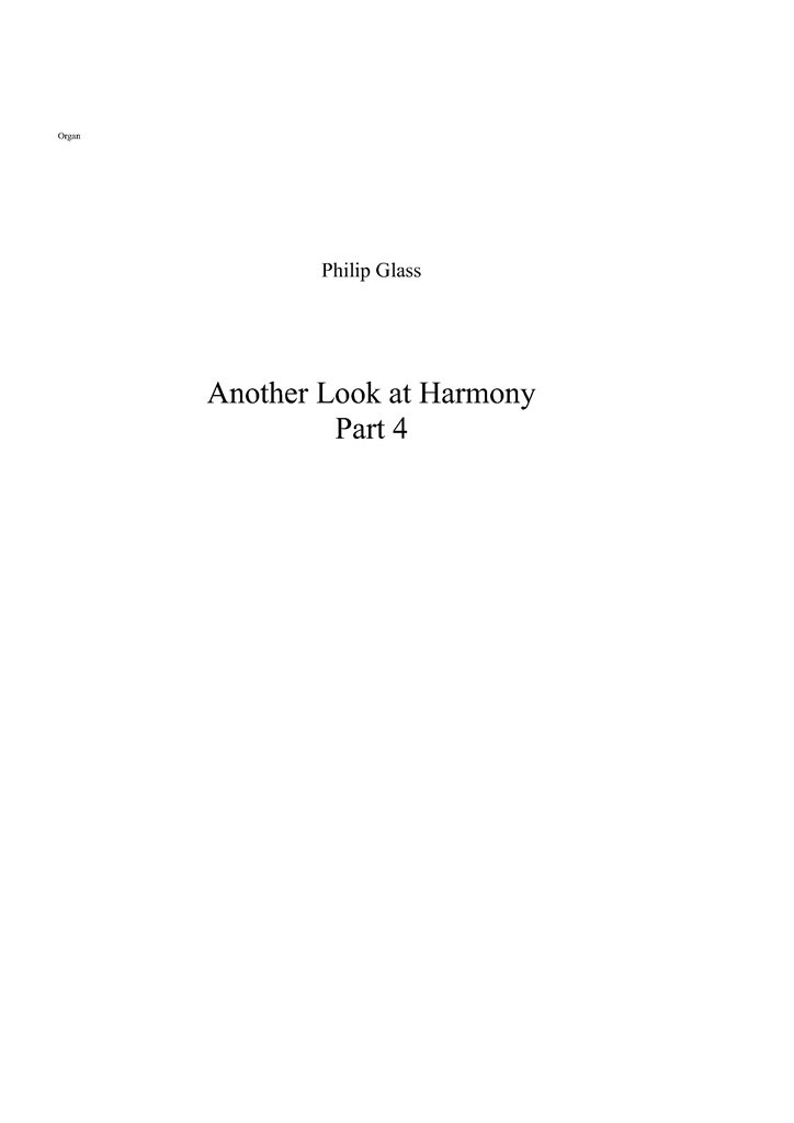 Another Look at Harmony - Part 4