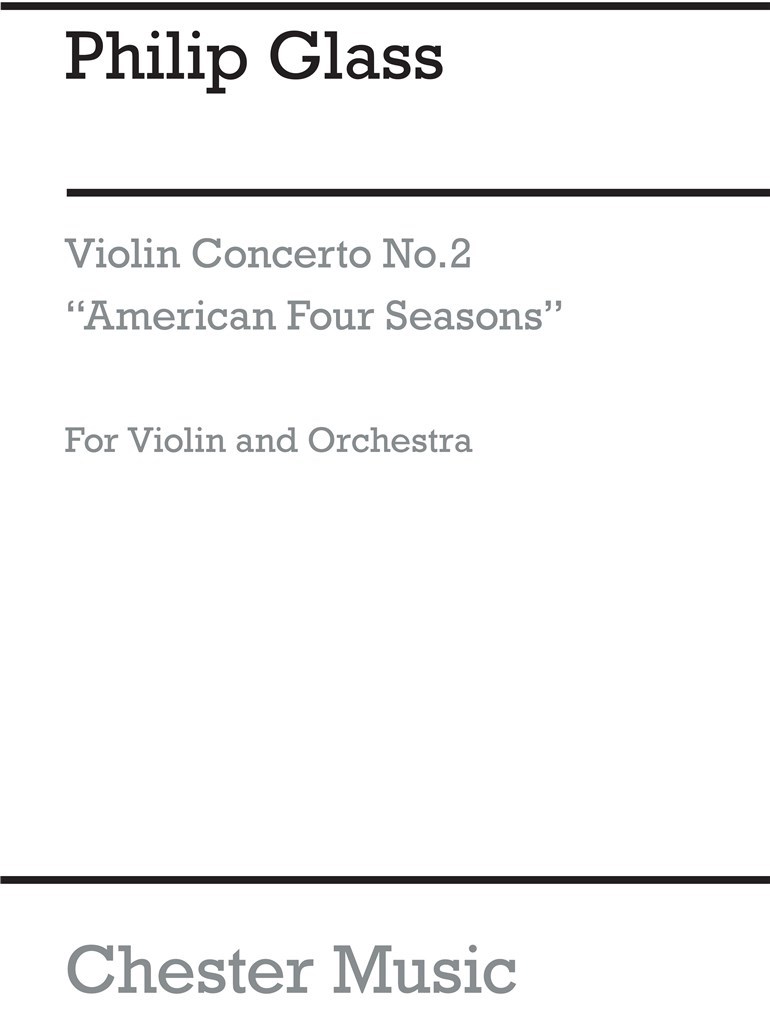 Violin Concerto No.2 "American Four Seasons"