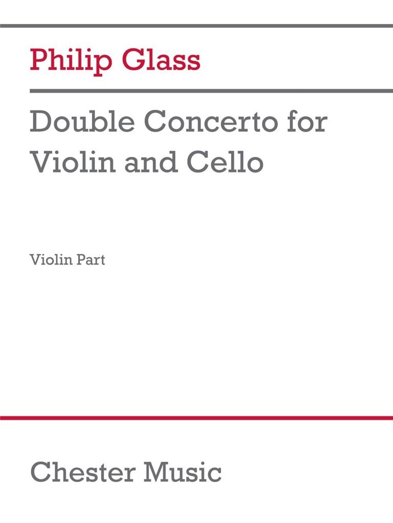 Double Concerto for Violin and Cello (violin part)