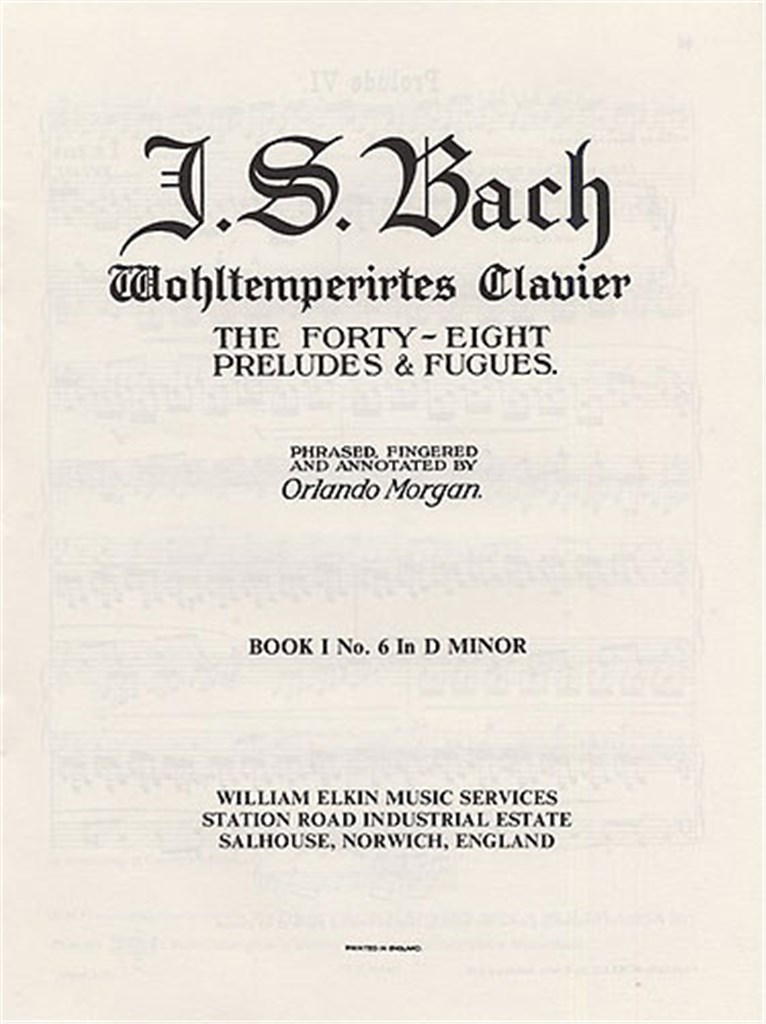 Prelude and Fugue No. 6 In D Minor
