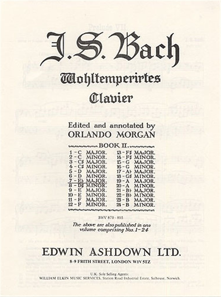 Prelude and Fugue No. 7 In E Flat Major