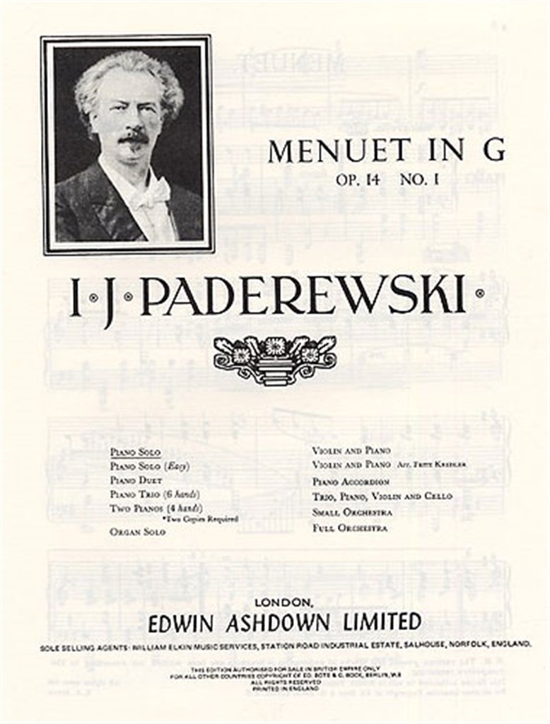 Menuet In G Op. 14 No. 1