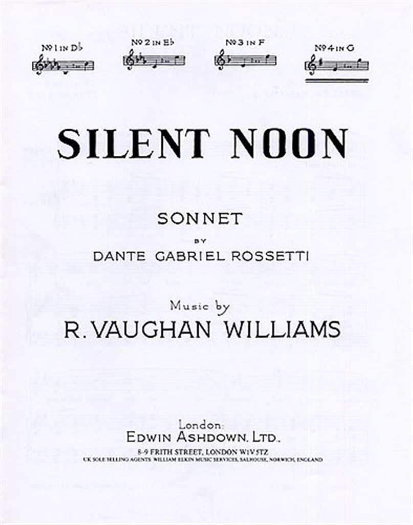 Silent Noon In G