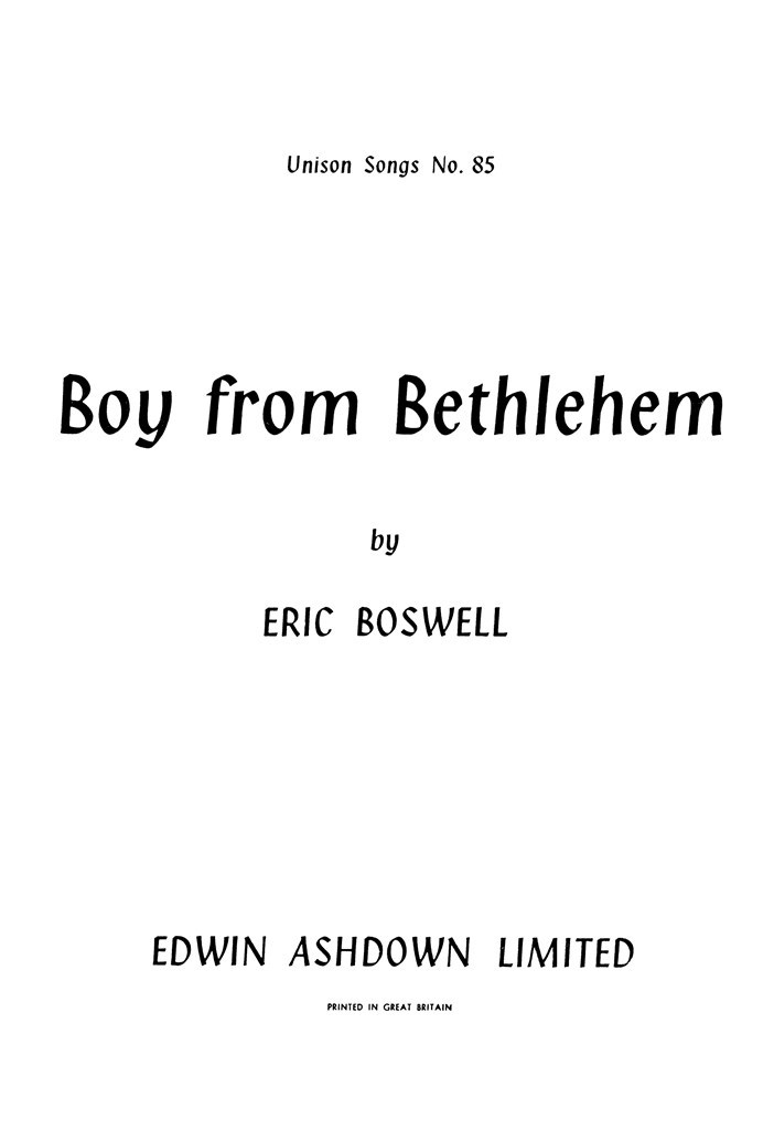 Boy From Bethlehem