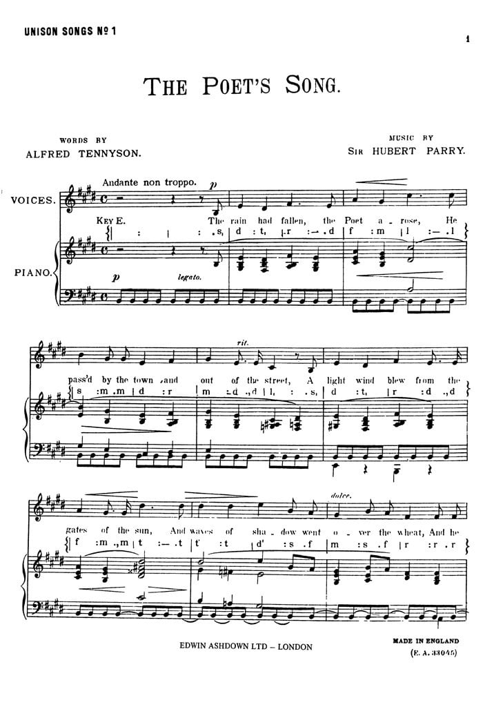 The Poets Song