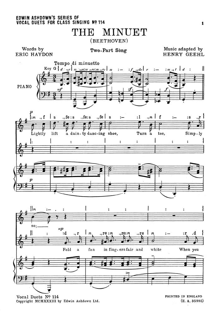 The Minuet