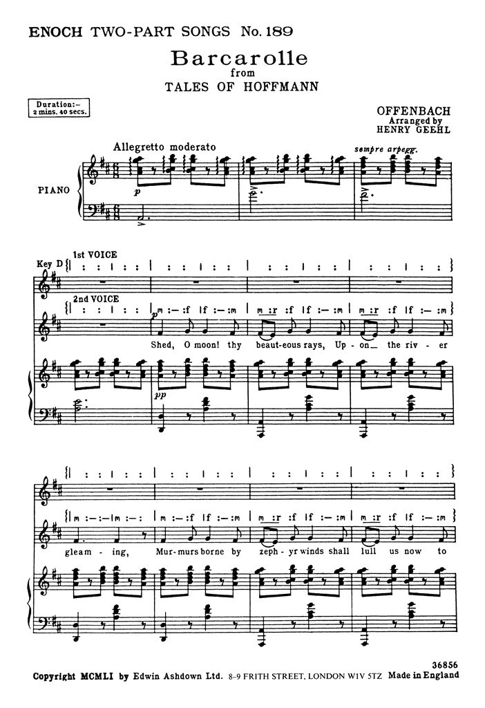 Barcarolle