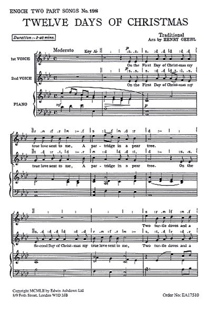 Twelve Days Of Christmas