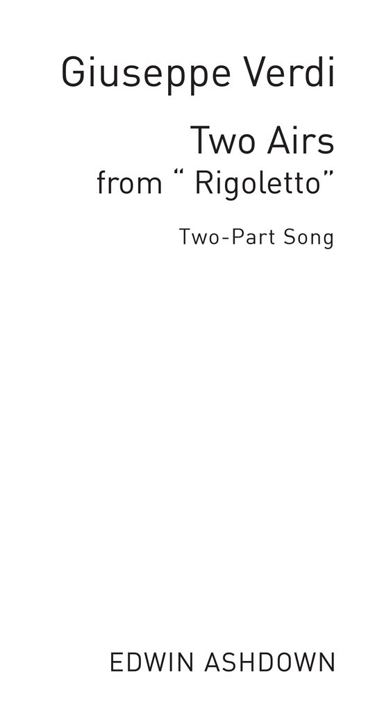 Two Airs From Rigoletto