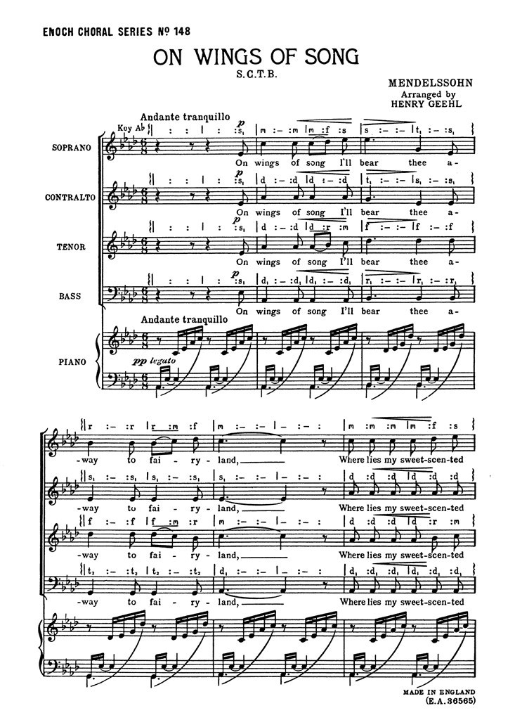 On Wings Of Song