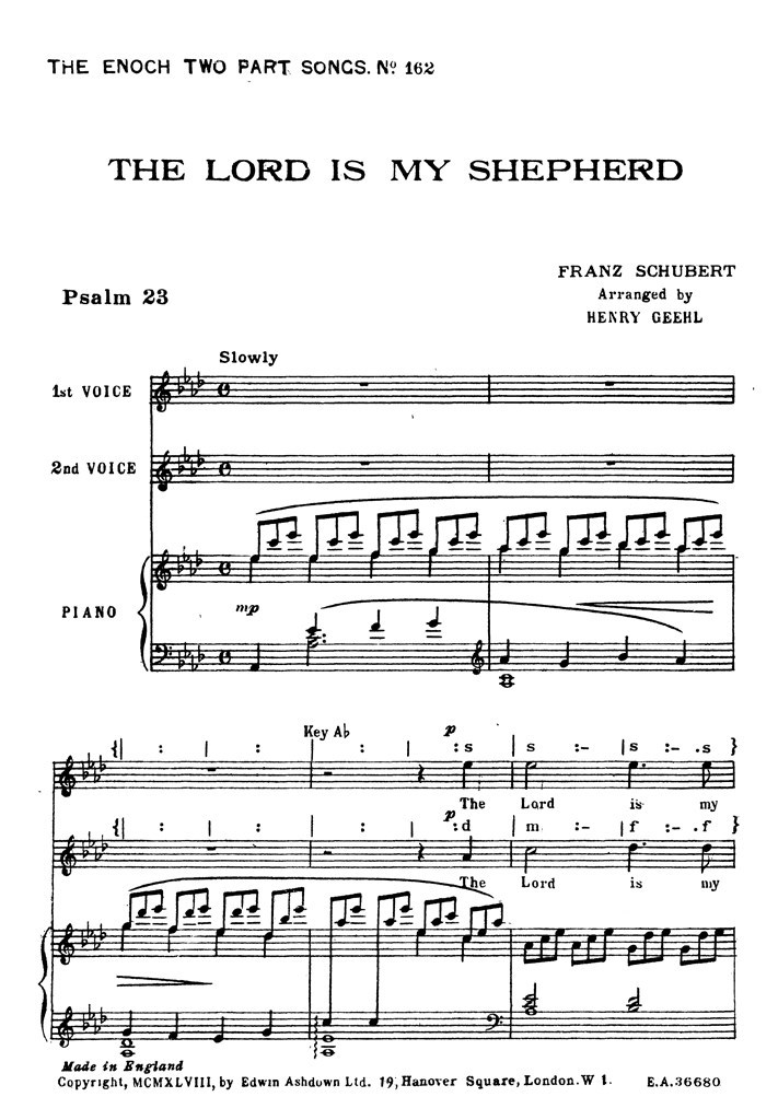 The Lord Is My Shepherd
