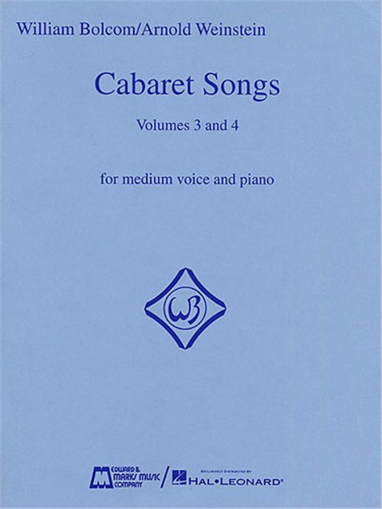 Cabaret Songs Volumes 3 and 4