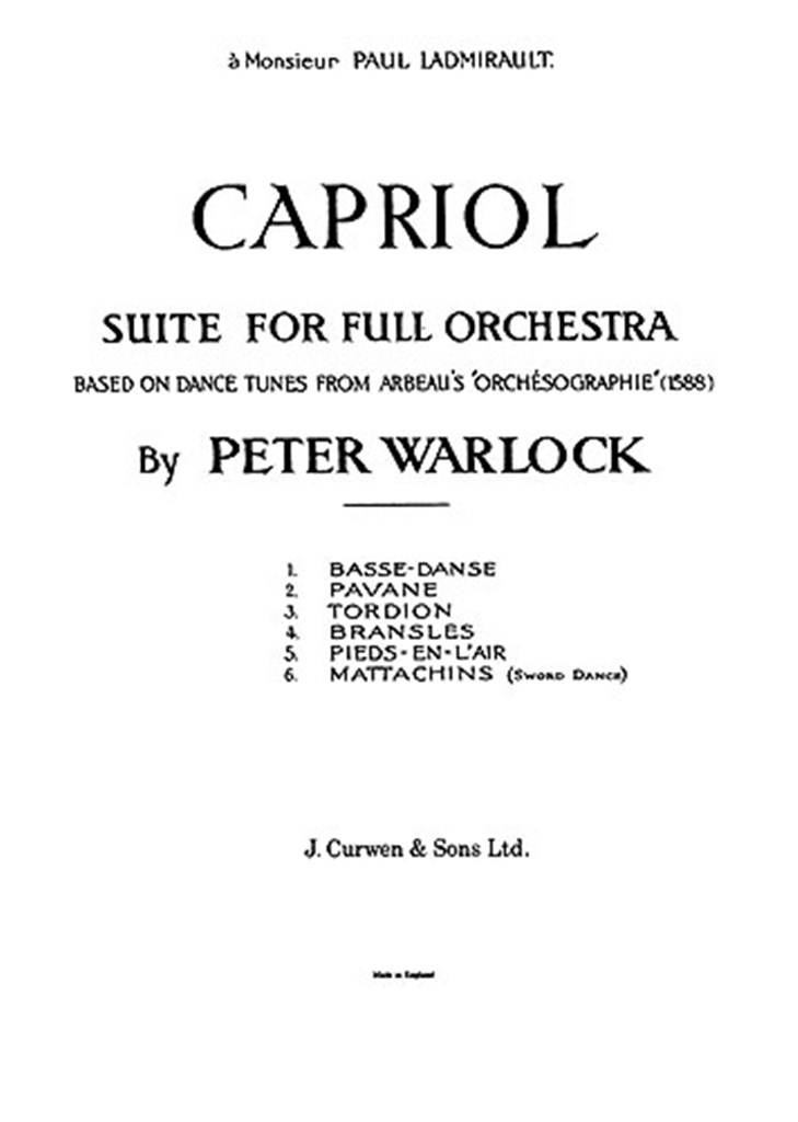 Capriol Suite