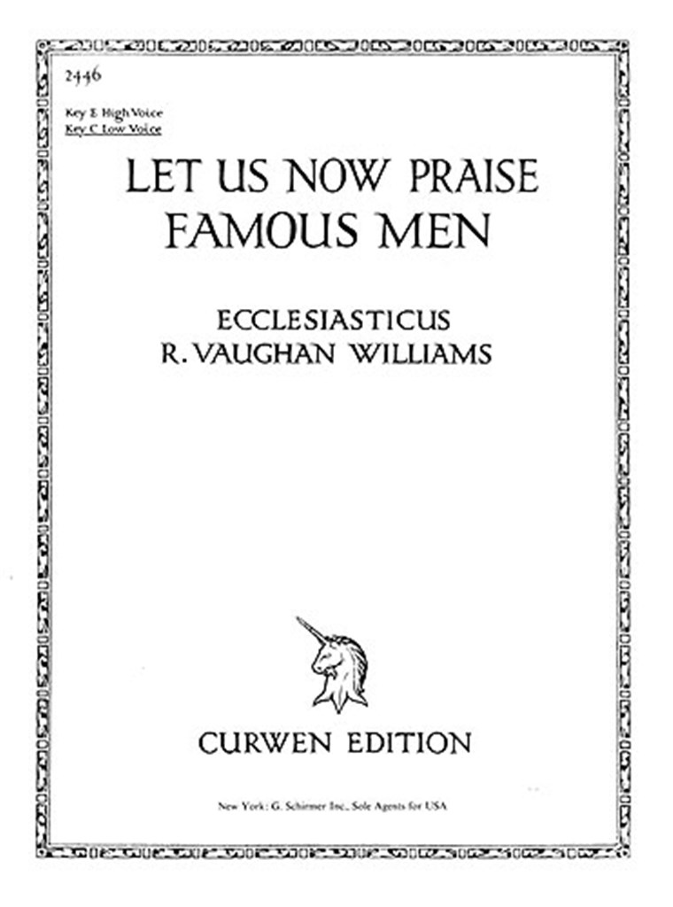 Let Us Now Praise Famous Men