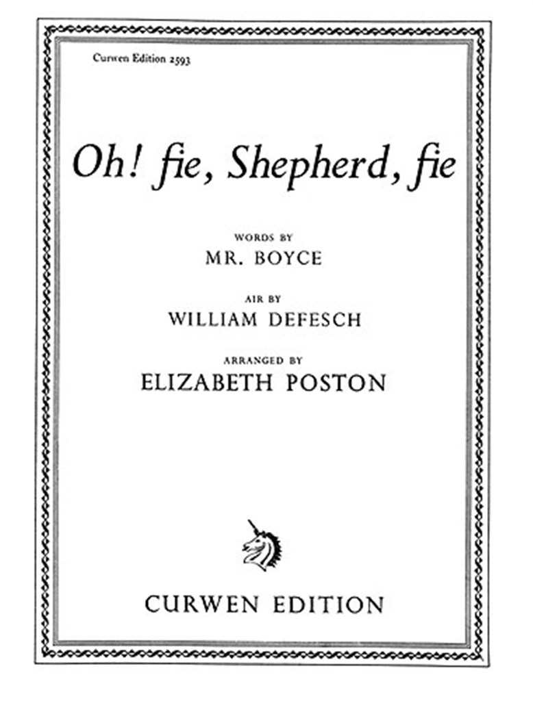 Oh! Fie, Shepherd, Fie