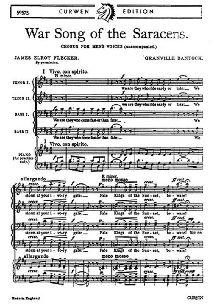 War Song Of The Saracens