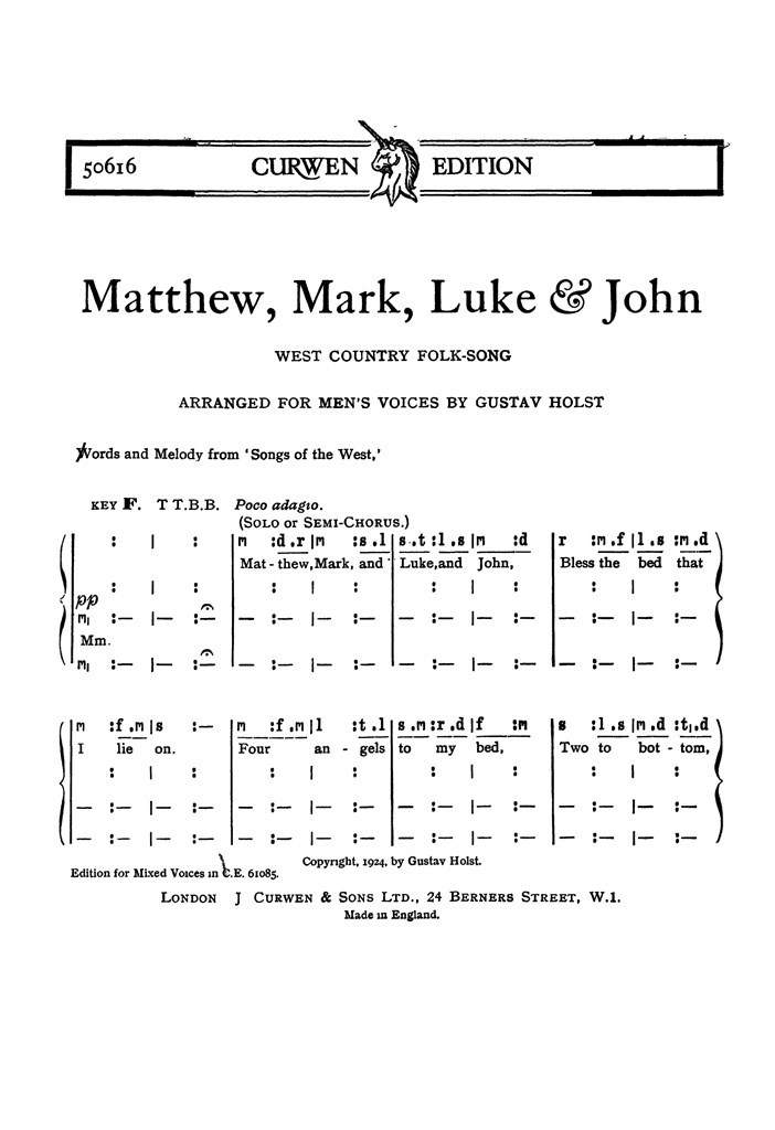 Matthew Mark Luke
