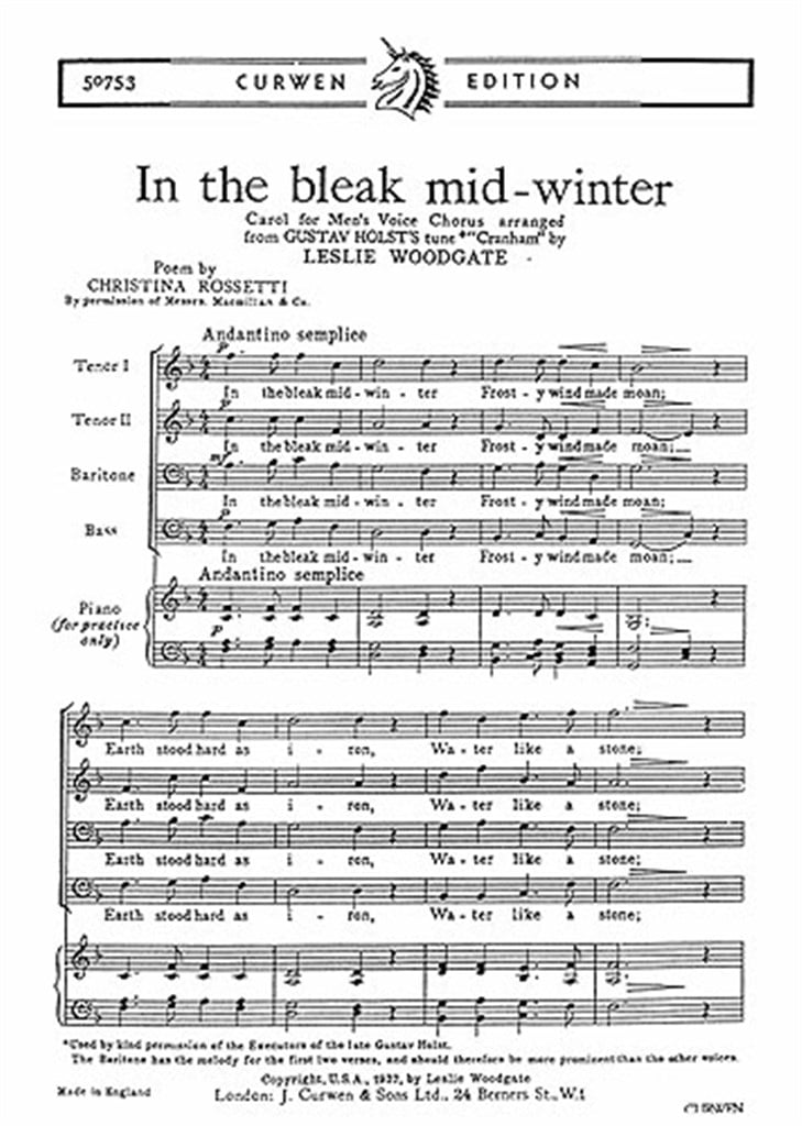 In The Bleak Mid-Winter