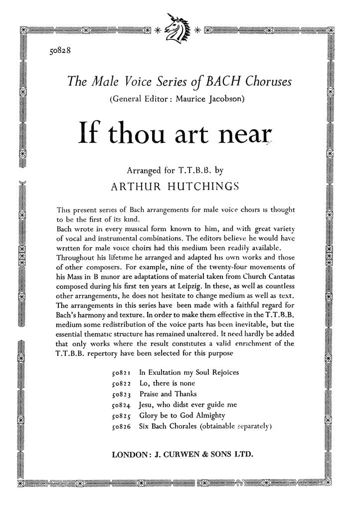 If Thou Art Near