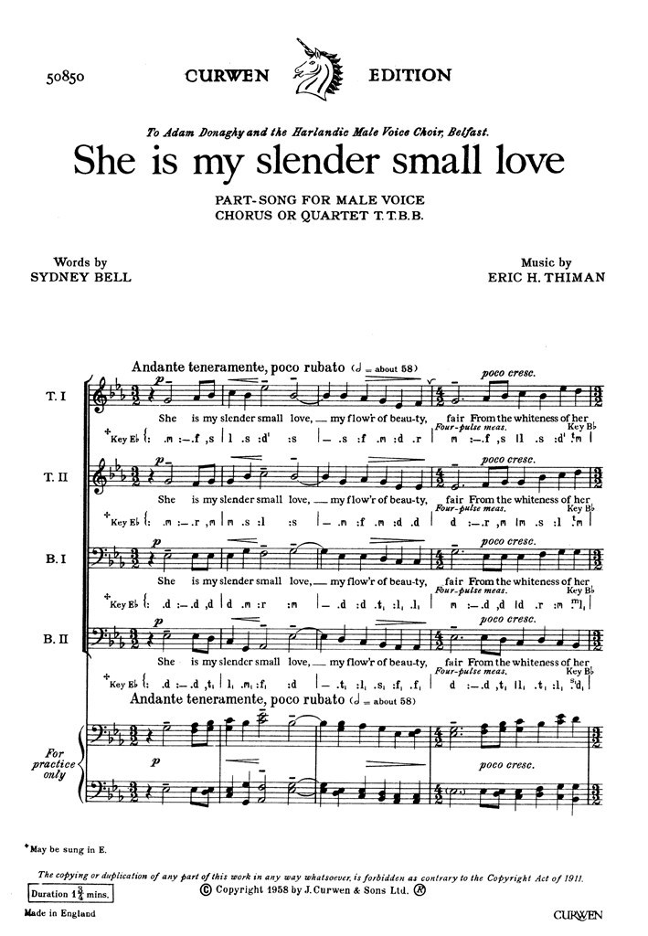 She Is My Slender Small Love