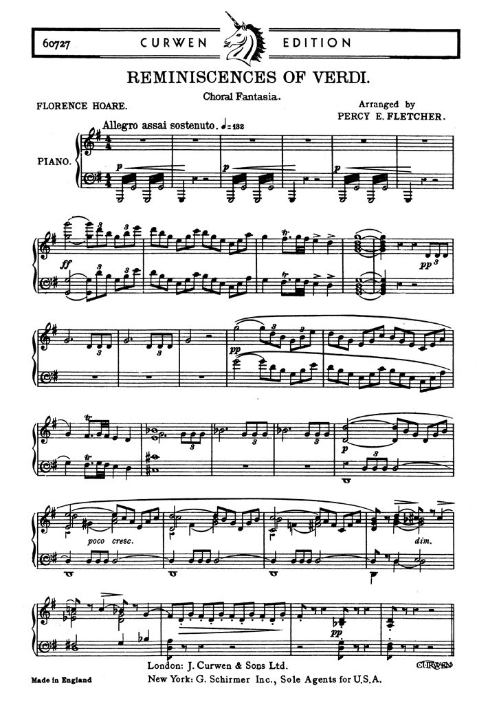 Reminiscences Of Verdi