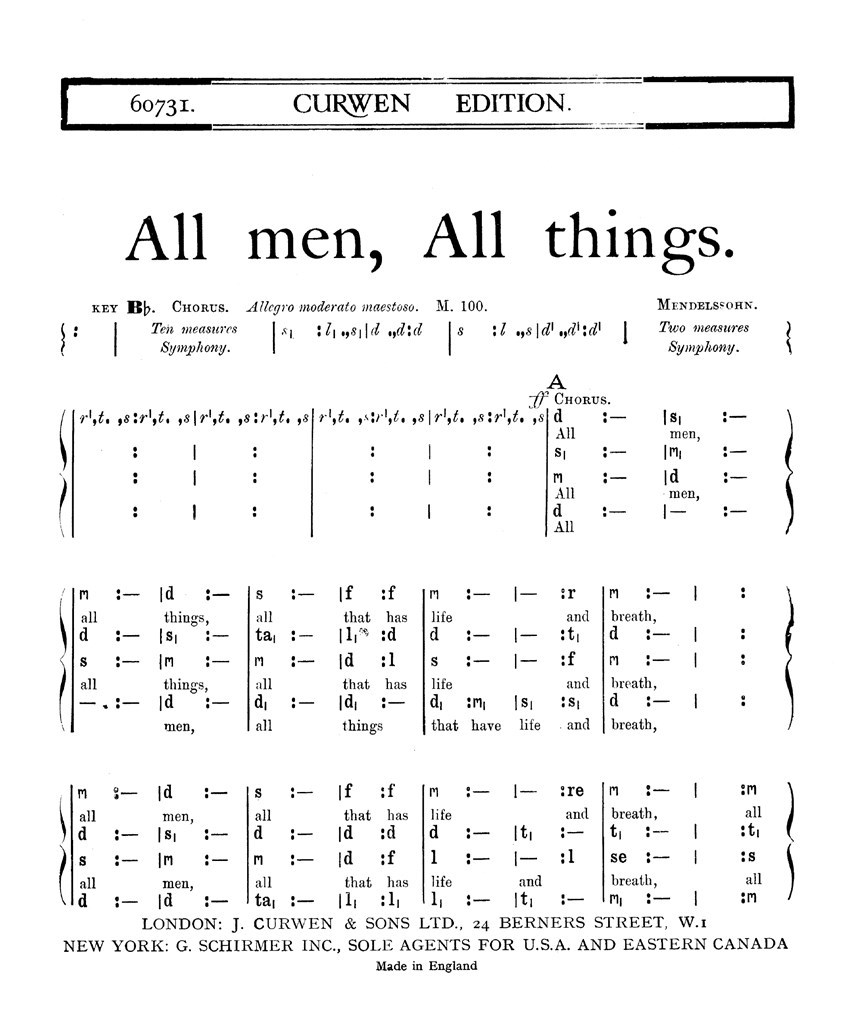 All Men, All Things