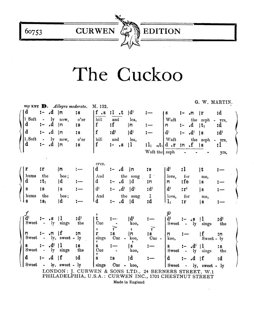 The Cuckoo Tonic
