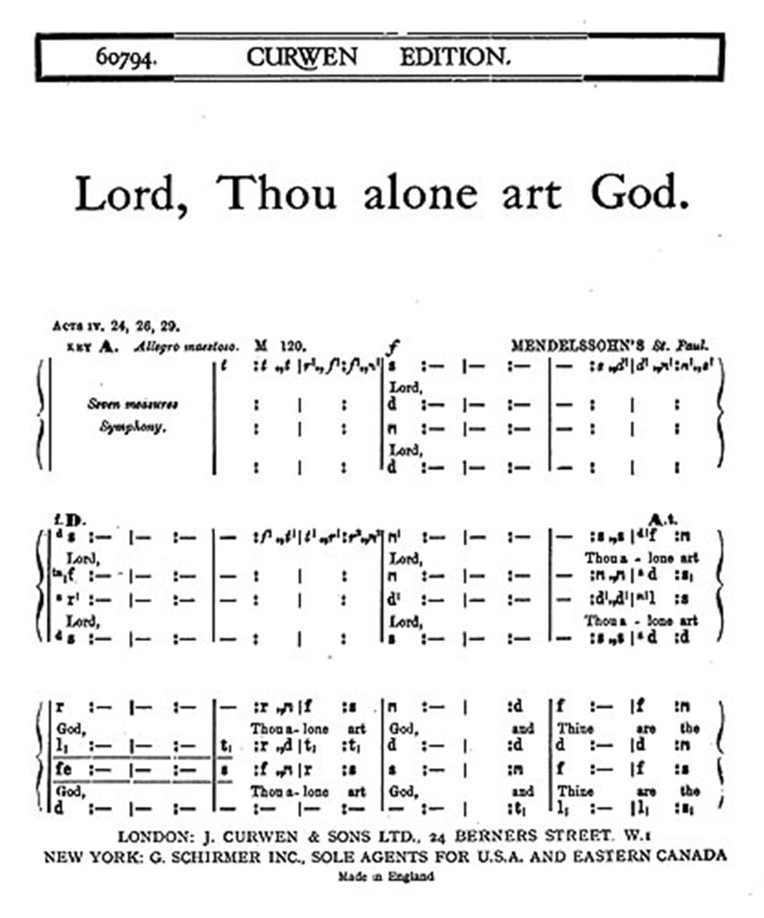 Lord, Thou Alone Art God