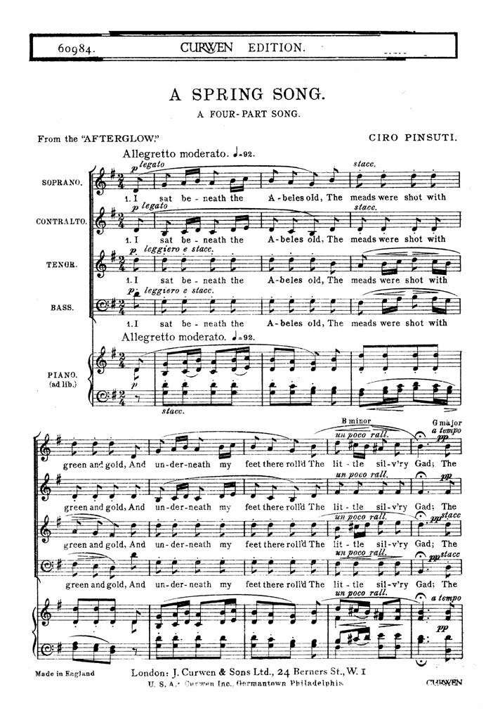 A Spring Song